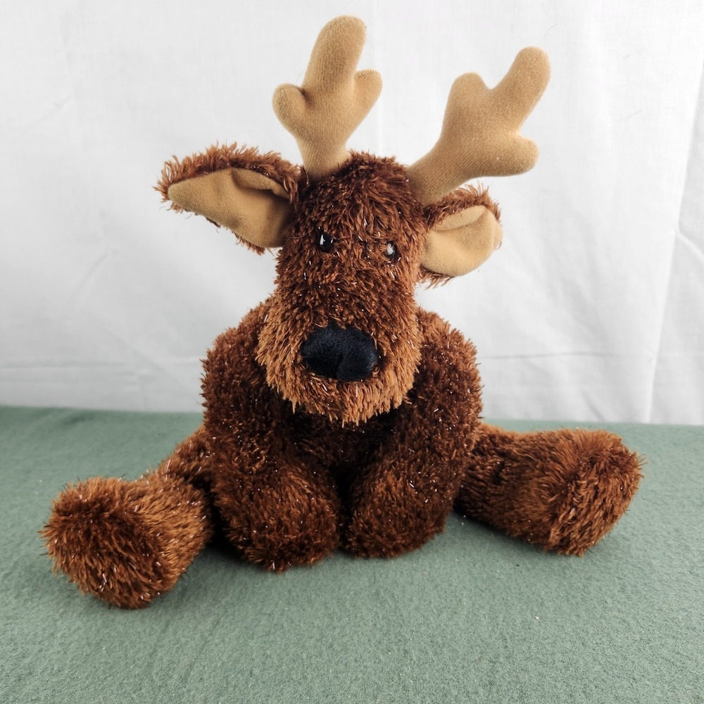 Hallmark Comet The Reindeer Plush 10‎ Inch Floppy Stuffed Animal